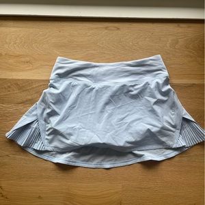 Lululemon pleated mini skirt Sky blue